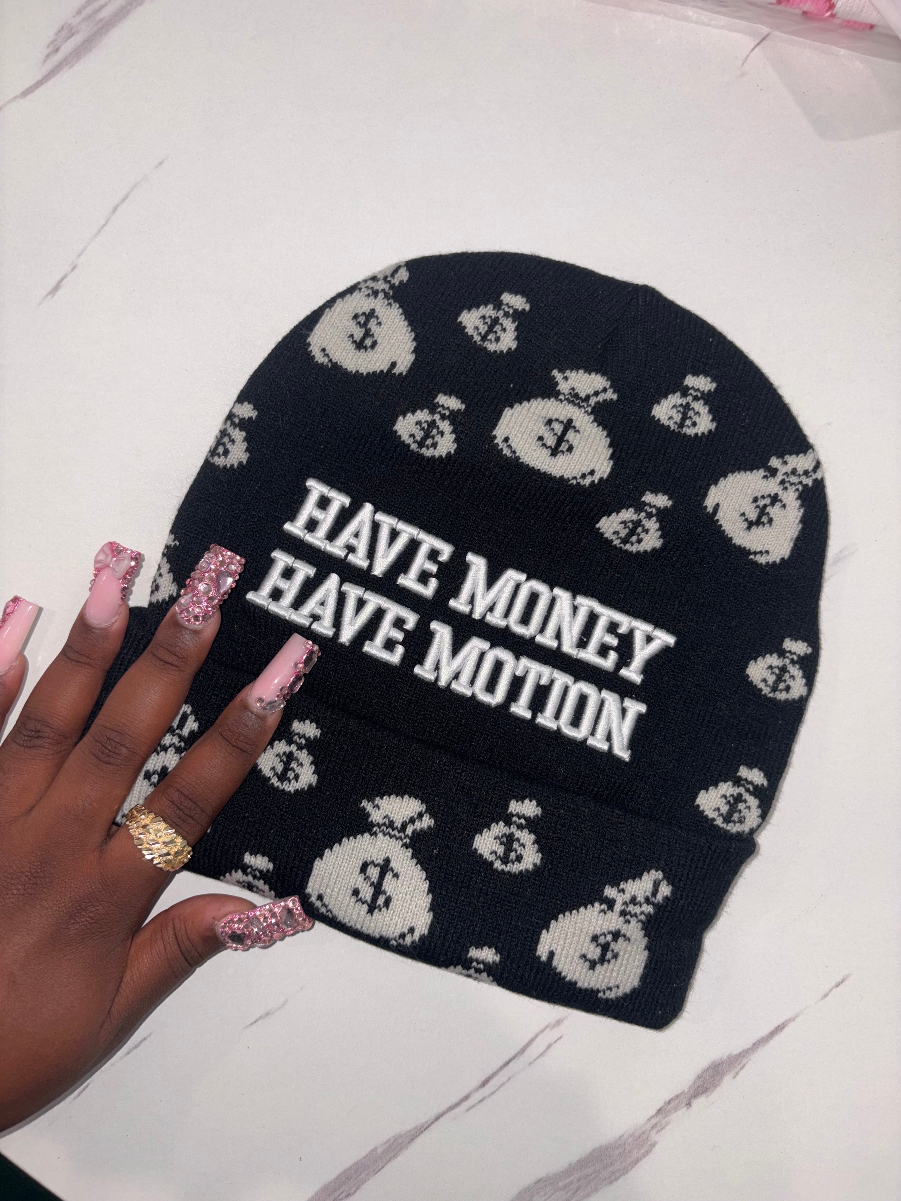 BLACK HMHM BEANIE